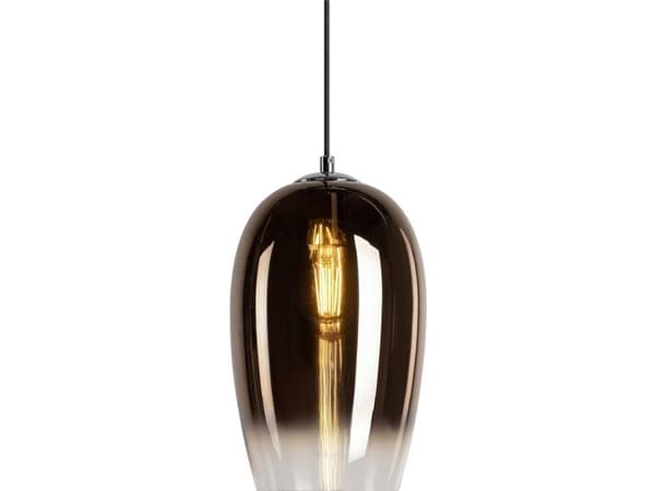 SLV PANTILO OVAL, Overflatebehandlet, Kobber, Kopper, Messing, Glass, Glass, Oval Kobber