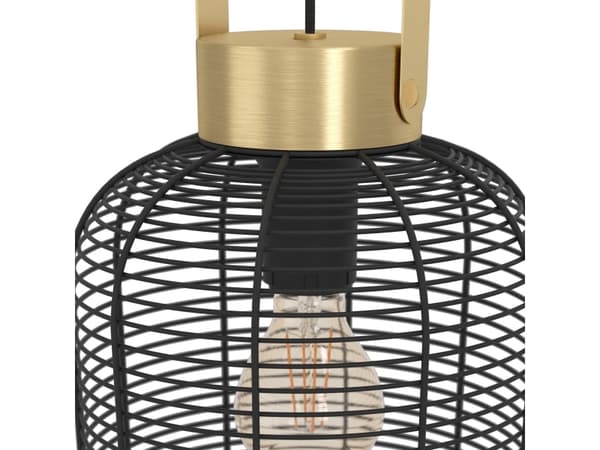 EGLO ROUNDHAM PENDEL E27 Ø220 SORT/BM
