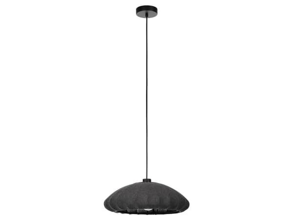 EGLO BARLASTON PENDEL E27 SORT/GRÅ