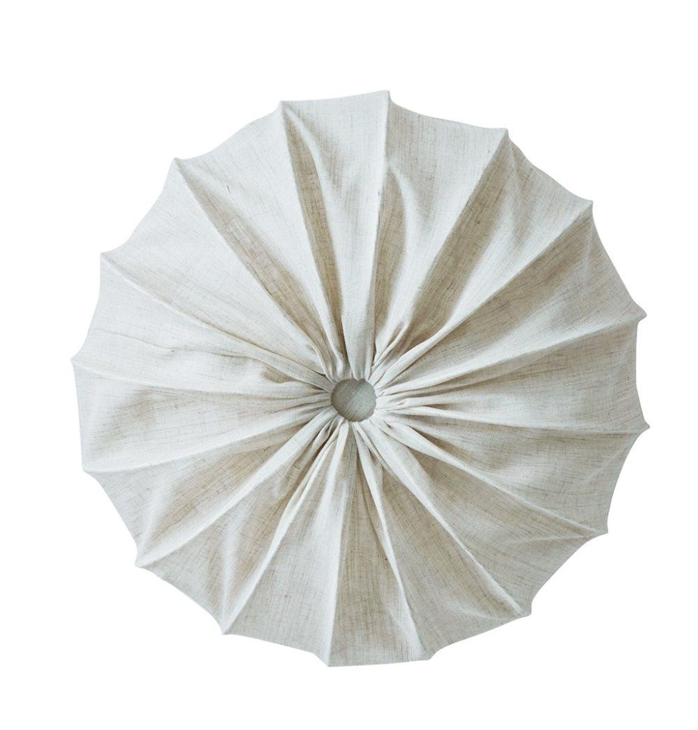 Anna 60 Taklampa/Plafond Ø60x17 cm Linne Natur