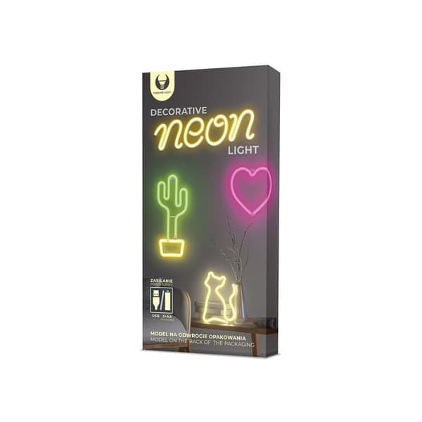 Forever Light Neon LED-lys med hvalmotiv + USB FLNEO9