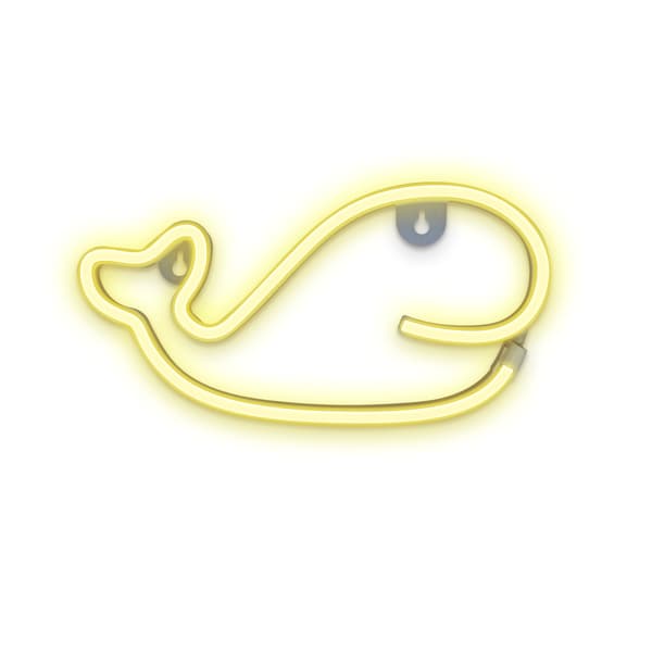Forever Light Neon LED-lys med hvalmotiv + USB FLNEO9