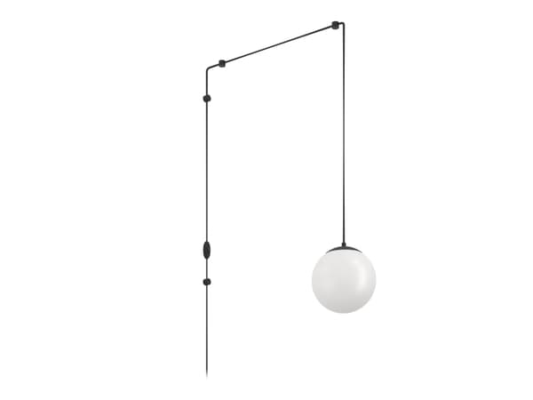 EGLO RONDO 3 PENDEL E27 SORT/OPAL