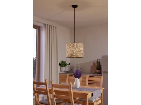 EGLO SMØRBRANDPENDEL Ø360 E27 NATURLIG