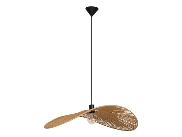 EGLO SIRUELA PENDEL 800X600 E27 SORT/NATUR FSC