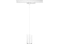 Miniatyrbild 1 av 2: Paulmann Kratos 96610 LED-pendellampa LED (RGB) 18,5 W Vit