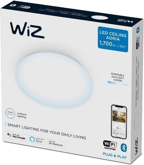 WiZ Adria WiZ Taklampe 17W RD 4000K Dim
