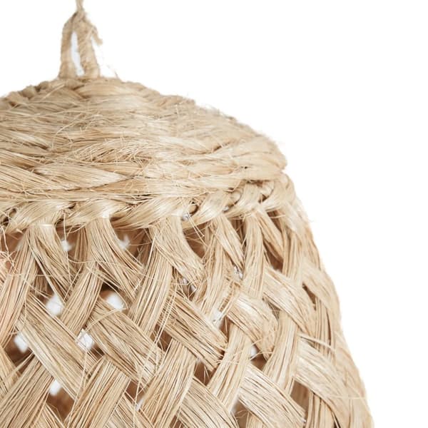Abaca Jelly Fish Pendel - Naturlig - S