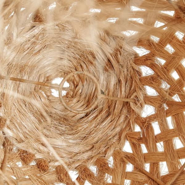 Abaca Jelly Fish Pendel - Naturlig - S