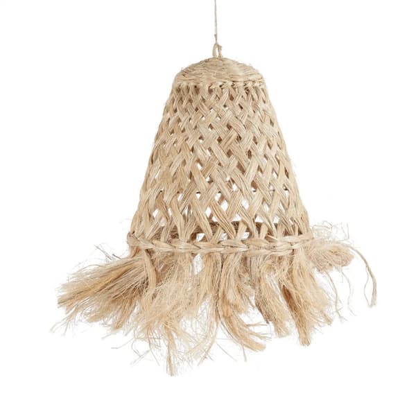 Abaca Jelly Fish Pendel - Naturlig - S