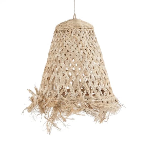 Abaca Jelly Fish Pendel - Naturlig - M