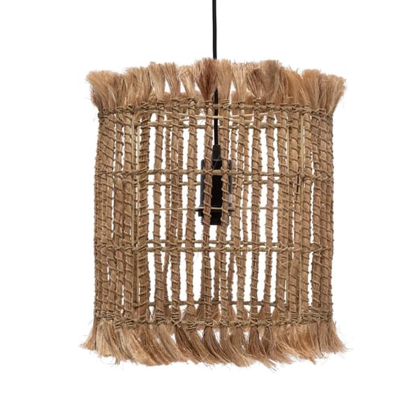 Abaca Fågelbur Pendel - Naturlig - M