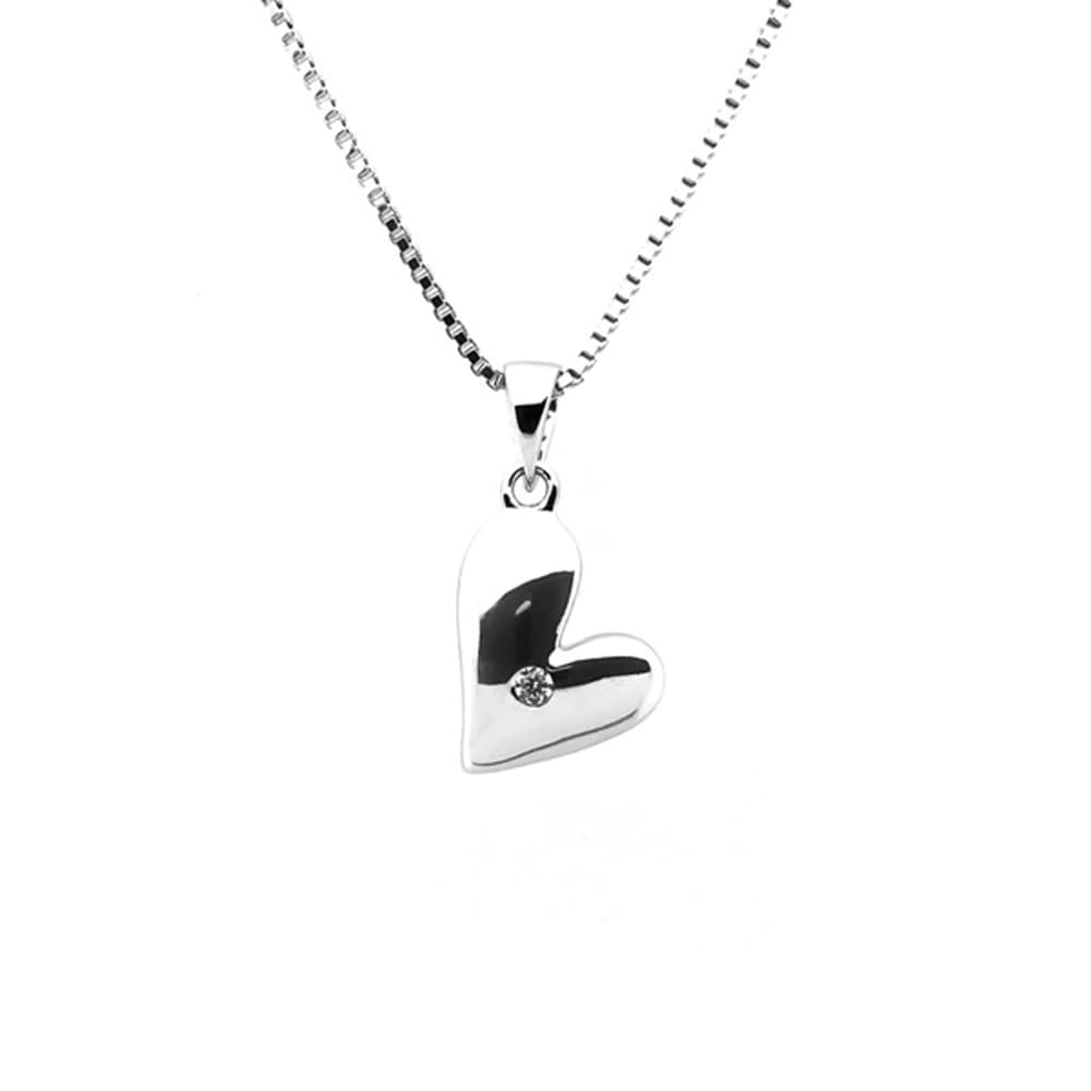 Silverhalsband HJÄRTA - Sweethearts barnsmycken