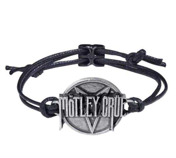 Bracelet: Mötley Crüe - Pentagram Disc