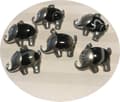 Miniatyrbild 2 av 2: unik agat ädelsten elefant hänge 1 st