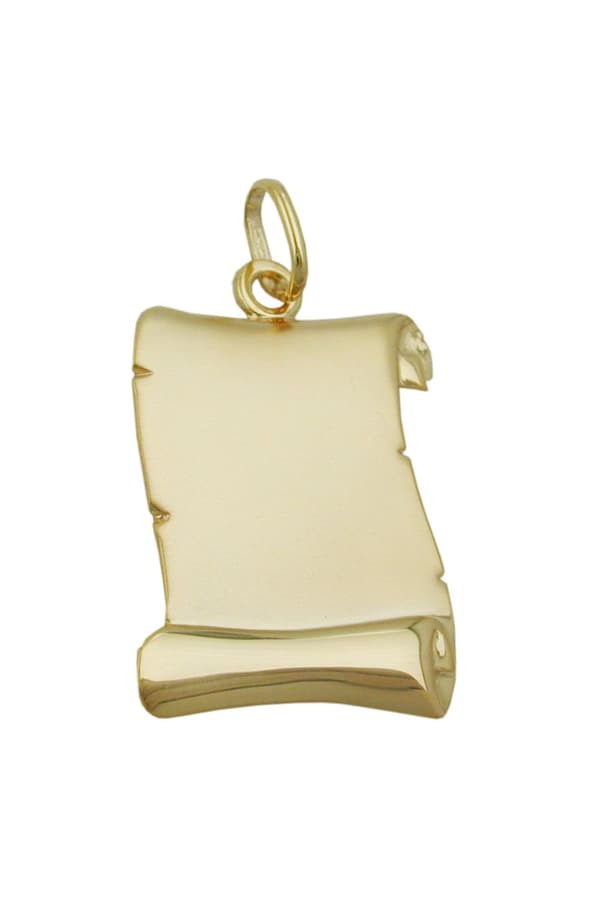 Pendant To Be Engraved 9k Gold - GL431324