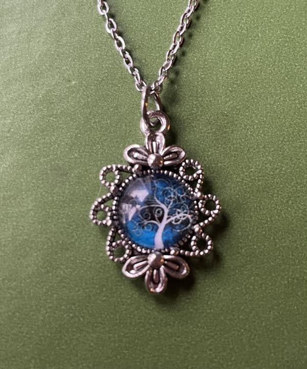 Necklace - Tree of Life - Blue