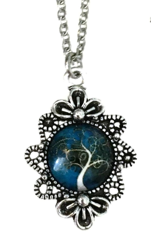 Necklace - Tree of Life - Blue