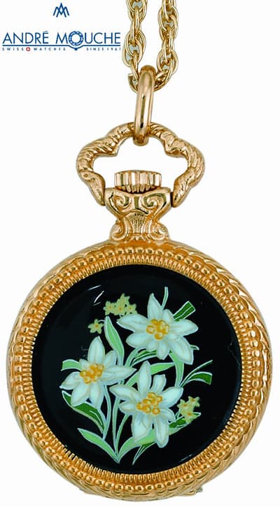 Renaissance Edelweiss pendant clock / klokkeanheng