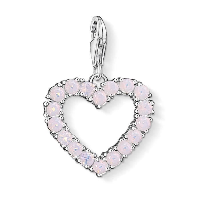 Thomas Sabo 1573-699-9 Rosa hjärta berlockhänge