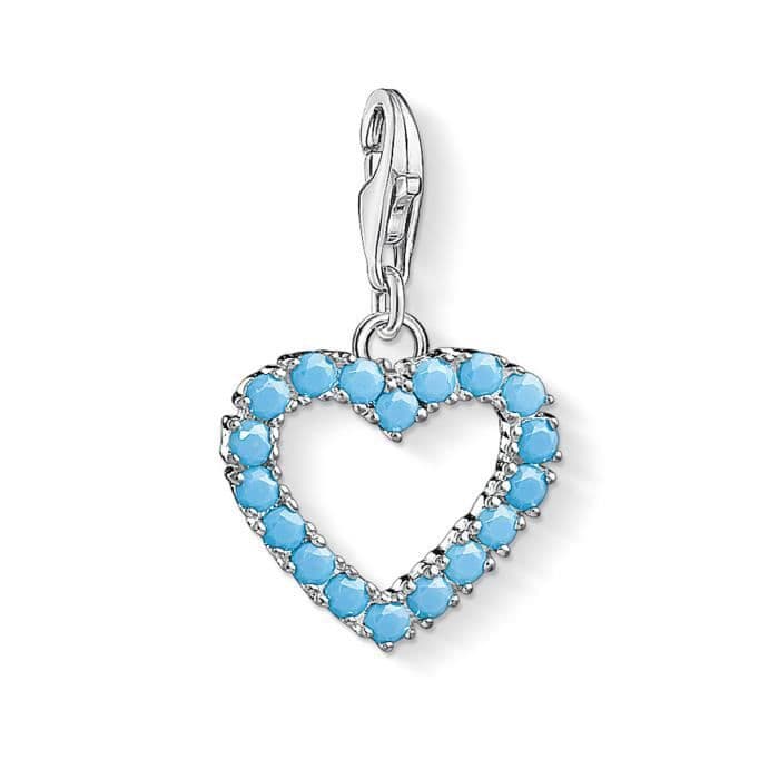 Thomas Sabo 1572-699-17 Turkos hjärta berlockhänge