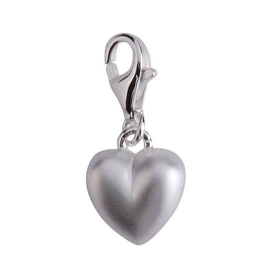 Dacapo Silver - Berlock "Hjärta Matt" Från Sagosmycken - Äkta Silver