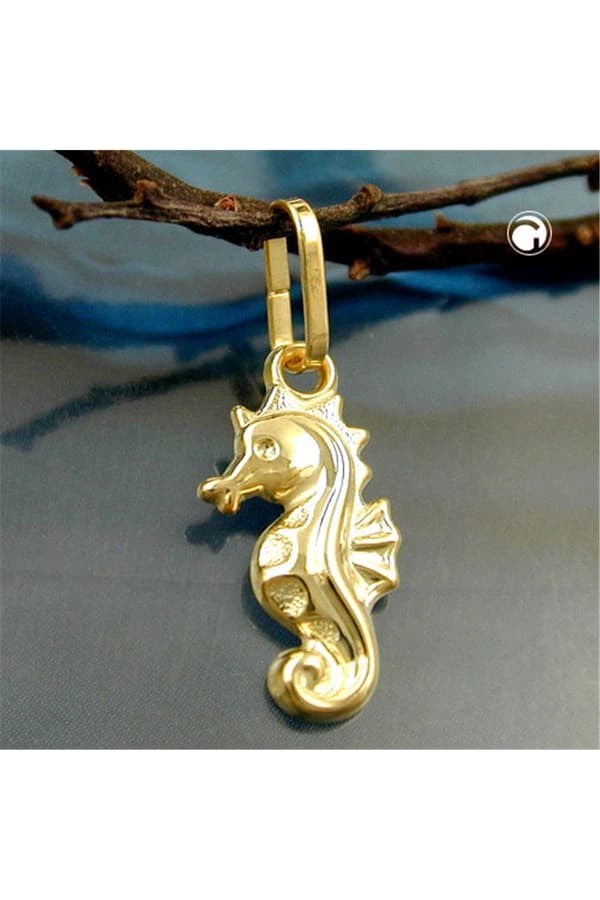 Pendant Little Sea Horse 9k Gold - GL431033