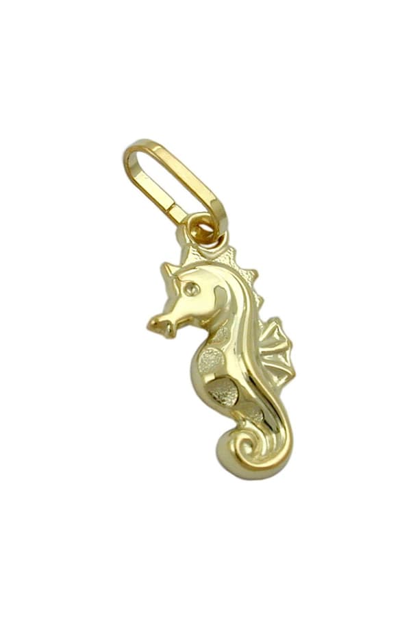 Pendant Little Sea Horse 9k Gold - GL431033