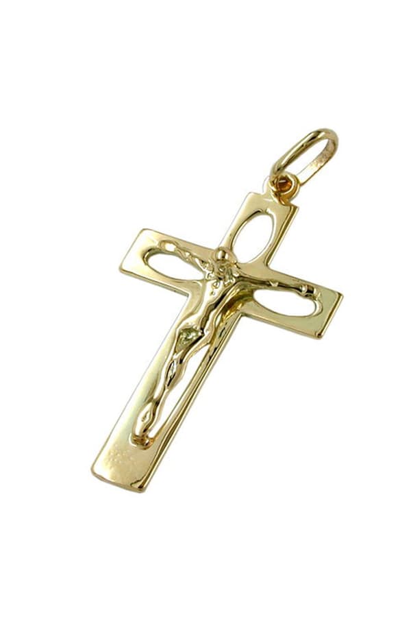 Pendant Crucifix 14k Gold - GL430432