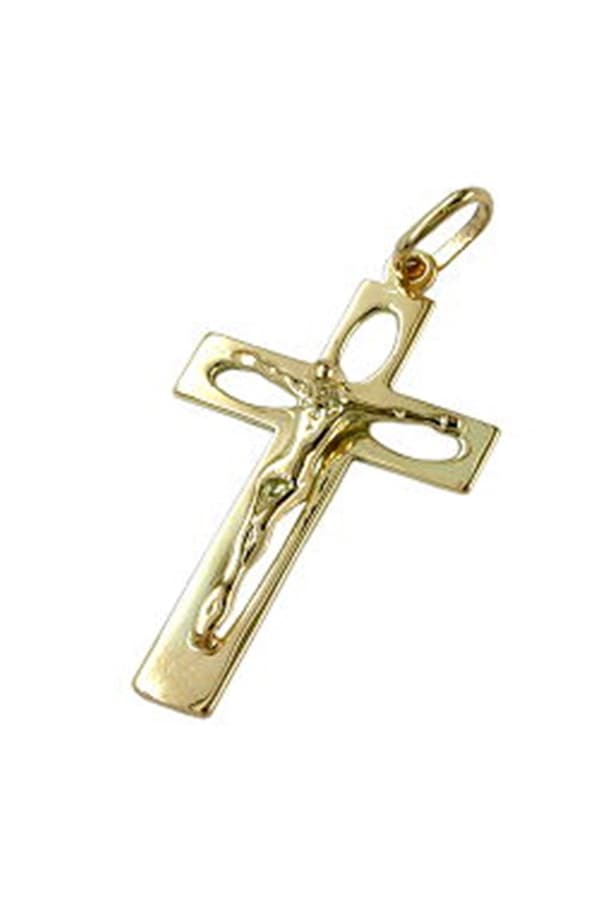 Pendant Crucifix 14k Gold - GL430432