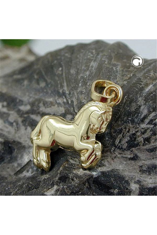 Pendant Small Horse 9k Gold - GL430296
