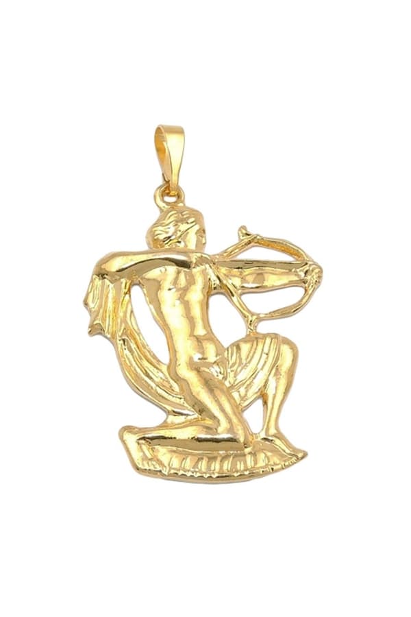 Zodiac Pendant Sagittarius Gold Plated - GL02735