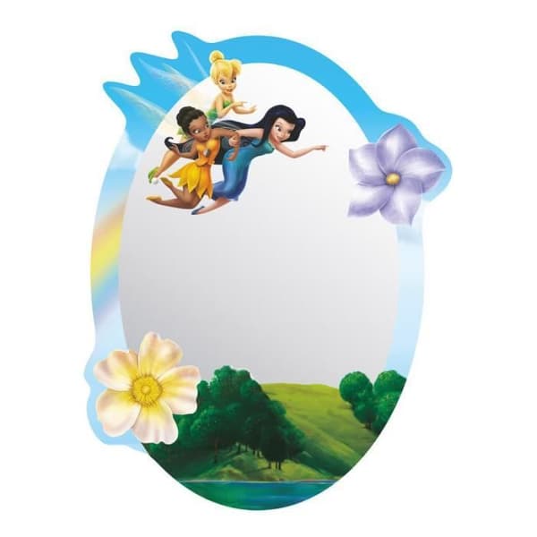 Spegel - Disney - Tinker Bell - 20x15 cm - Blå - Väggdekoration