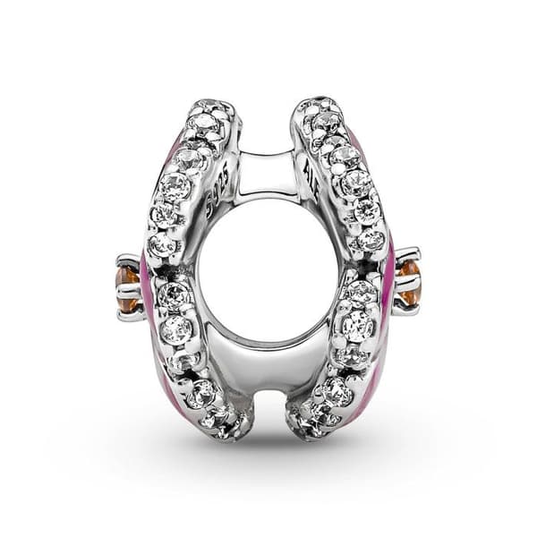 Berlock - PANDORA - Rosa pensé - Silver - Rosa - Kvinna
