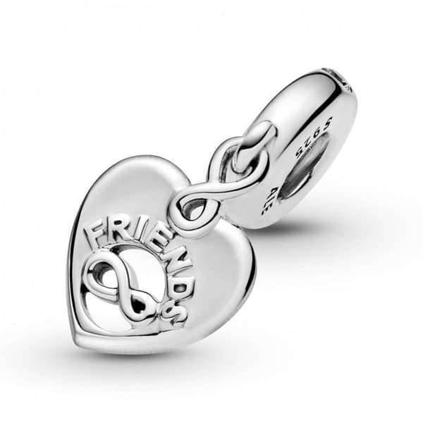 Berlock - Pandora - Hjärta - 925 silver - Friends - Infinity