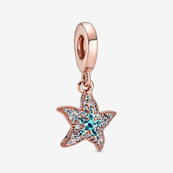 PANDORA Sparkling Starfish hängande berlock 788942C01