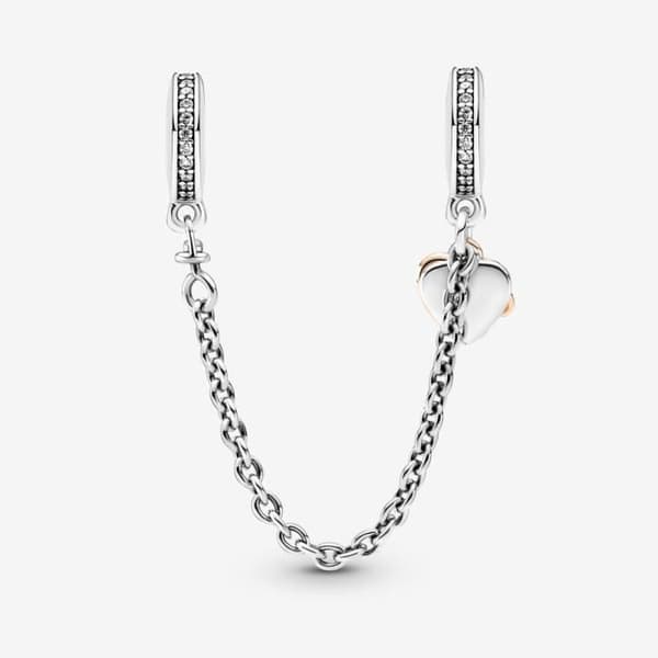 PANDORA Family Heart Safety Chain Charm 789541C01