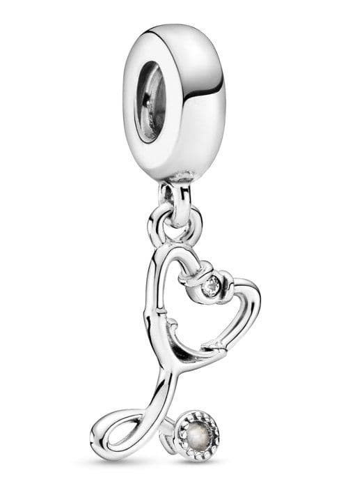 Berlock - Pandora - 799072C01 - Silver - Svart - Dam