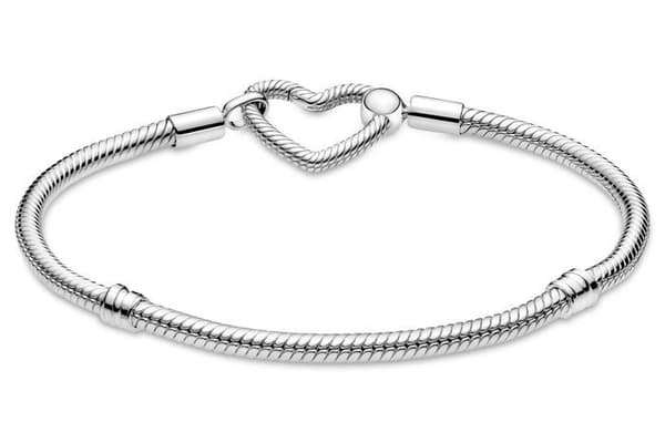 Pandora kompositionsbart hjärtlåsarmband 18 cm