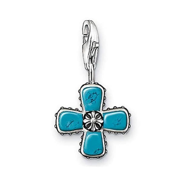 Charm - Thomas Sabo - 0650-047-17 - Silver - Blue - Kvinna