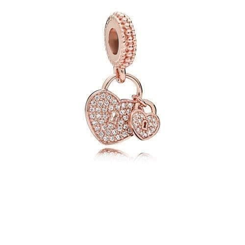PANDORA PINK LOVE HÄNGLÅS HÄNGE CHARM