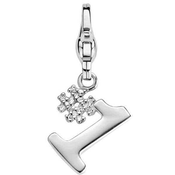 Charm - Ti Sento - 8262ZI - Silver - Silver - Kvinna