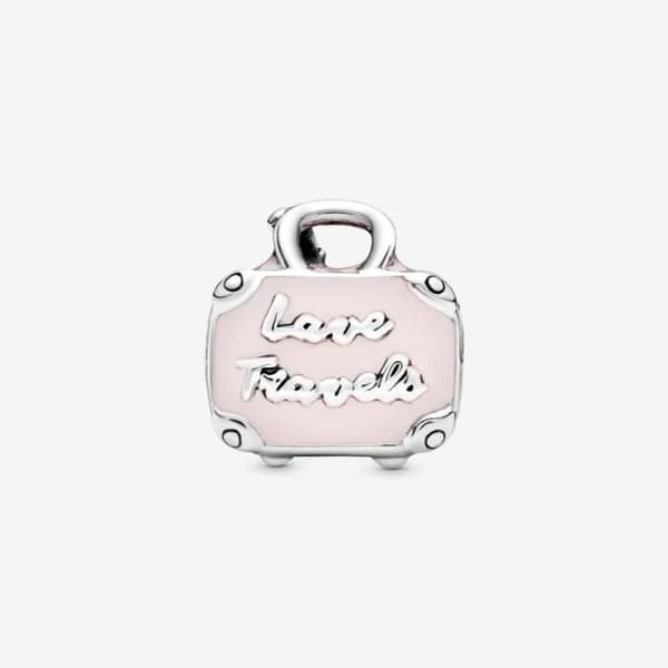 Berlock - PANDORA - Åkpåse - Rosa - Dam - 798063EN24
