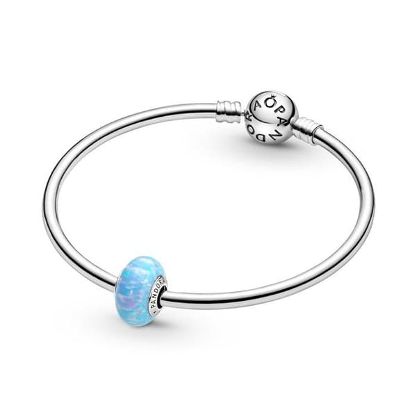 Berlock - Pandora - Ocean Blue Opal - Silver - Kvinna - Vuxen