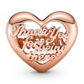 Miniatyrbild 2 av 5: Charm - Pandora - Coeur Merci Maman - Rosé - Roséguld - Kvinna