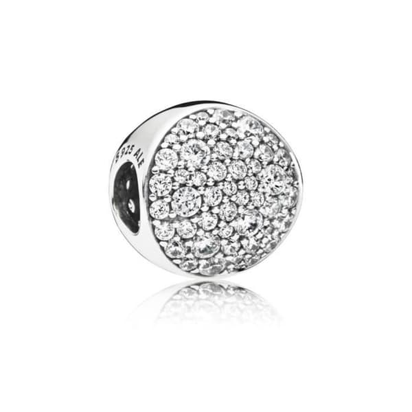 Charm - PANDORA - Asfalterad sfär - Silver - Kvinna - Vuxen