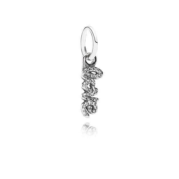Charm hänge - PANDORA - 791428CZ - Silver 925 - Zirkoniumoxid - Kvinna