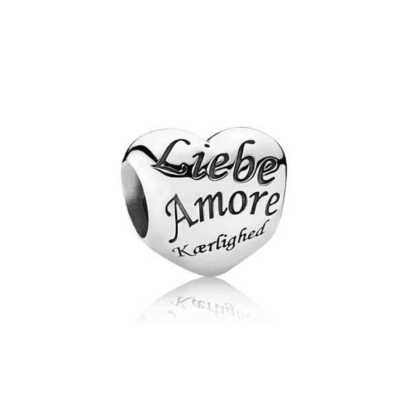 Charm - PANDORA - Ord av kärlek - 925 silver - Kvinna - Vuxen