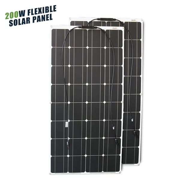 Solpanel, böjbar, vattentät, 100W solpanel