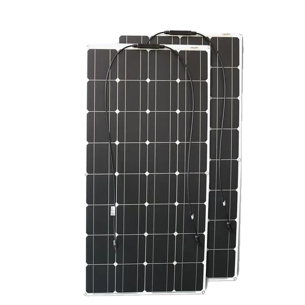 Solpanel, böjbar, vattentät, 100W solpanel